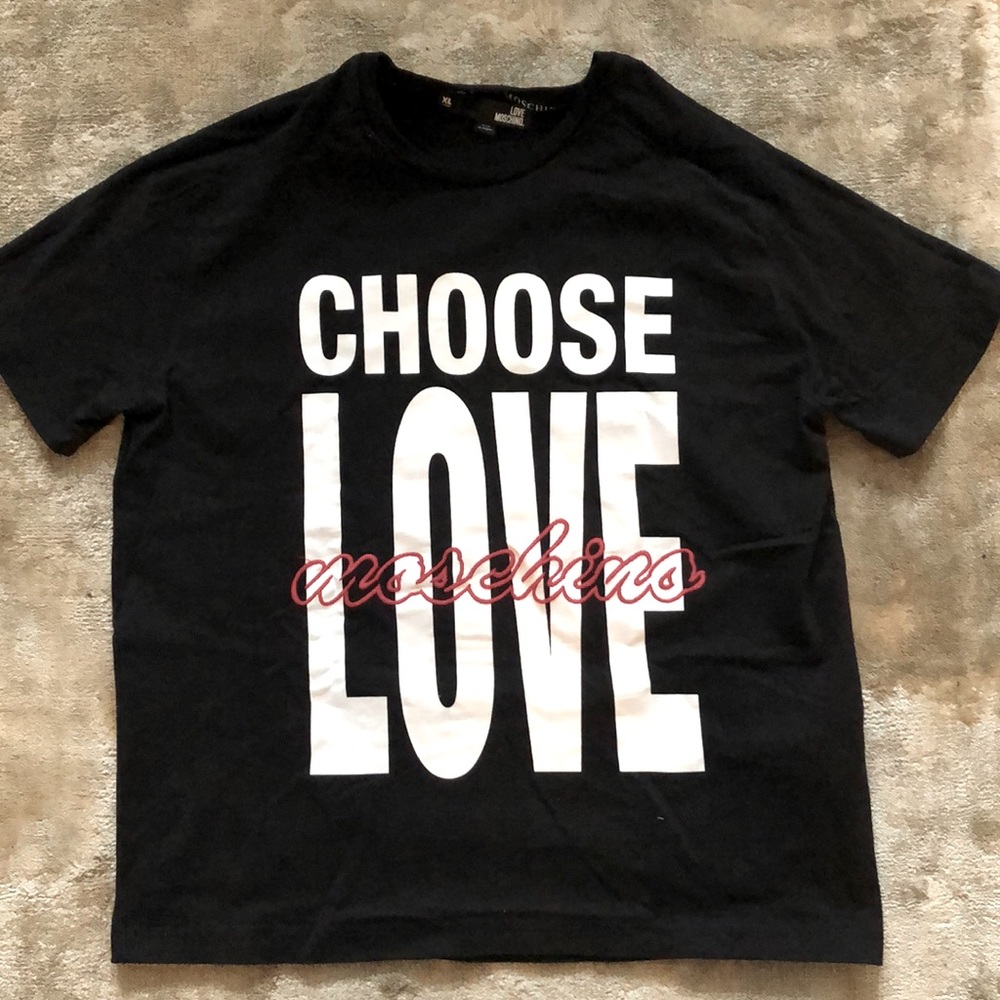 Love Moschino Black Tee